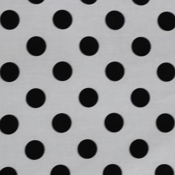 ORGANIC COTTON BLACK POLKA DOTS CRIB SHEET - Picture 4 of 6